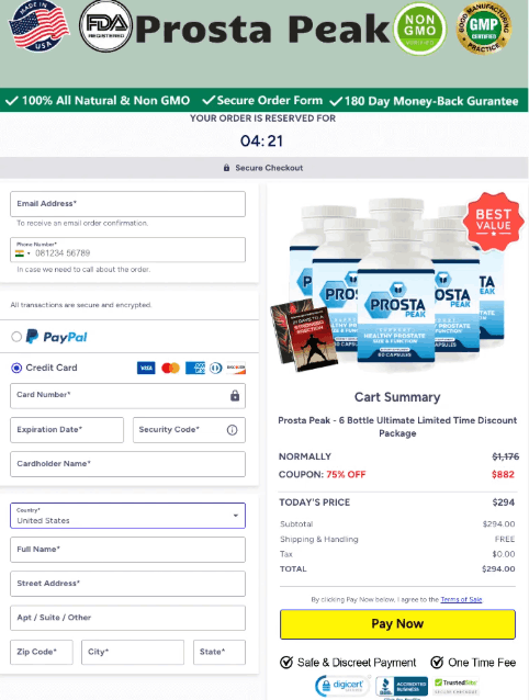 Prosta Peak - Secure-Checkout